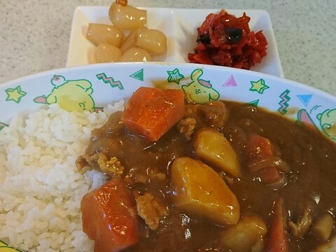 野菜ジュース入りカレーライス